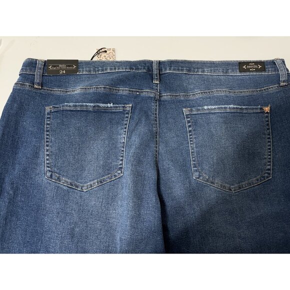 NWT - Nanette Lepore Jeans Women's Size 24 Blue Belle High Rise Ankle Skinny - Picture 7 of 10